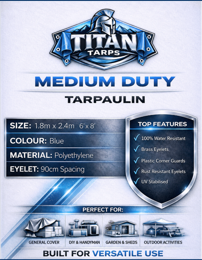 Medium Duty General Tarpaulin